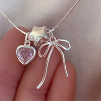 Star Heart Bow Bracelet & Necklace
