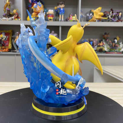 Pokemon Evolution LED Anime Figures, PVC Statue Model Toy Collections 20-35cm