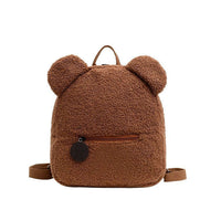 Small Fuzzy Bear Backpack CLOUDANIMESTUDIO