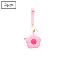 Flower Silicone Coin Purse Pendants