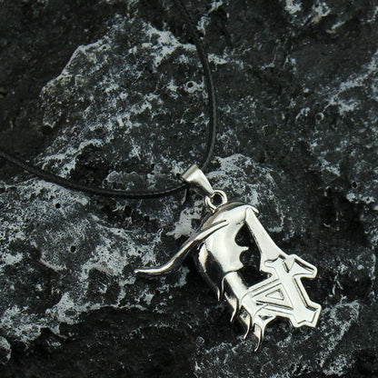 Bleach Ulquiorra Cifer Mask Anime Necklace Fashion Broken Masks Pendant Metal Choker Necklace