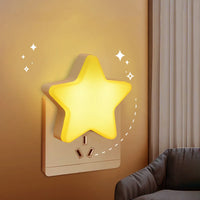 Cute Star LED Plug-in Night Light