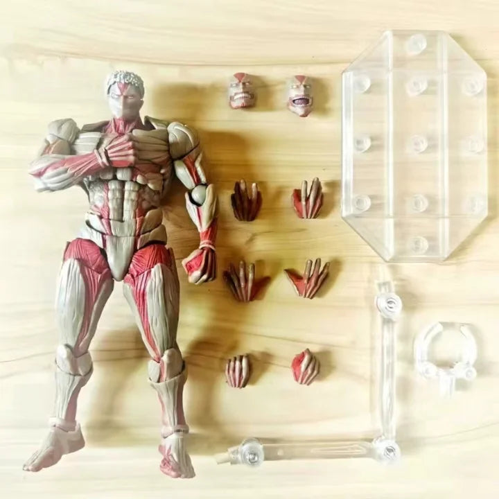 Armored Titan Anime Action Figure, Attack on Titan Anime Figurine Movable Joint Model Toys 17 CM