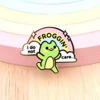 Happy Frog Enamel Pins