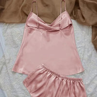 Silky Pink Pajamas