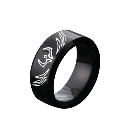 Anime Jujutsu Kaisen Ryomen Sukuna Itadori Yuji Ring Cosplay Stainless Steel Ring Jewelry Accessories