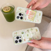 Kawaii Matcha Cake Phone Grip