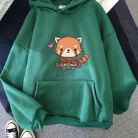 Kawaii Red Panda Gamer Hoodie