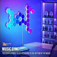 RGB Bluetooth LED Hexagon Lights CLOUDANIMESTUDIO