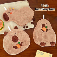 Cute Capybara Hand Towels CLOUDANIMESTUDIO