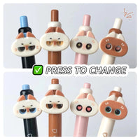 Cute Sassy Cat Pens 4pcs