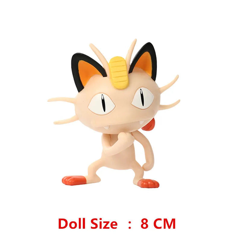 Pokemon Anime Figures Pikachu Mewtwo Charmander Blastoise Gurado Pet Action Model Toy Gifts 4-13 CM