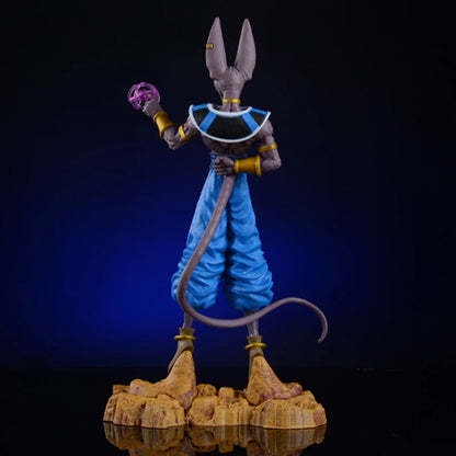Beerus Anime Figure, Dragon Ball Super God of Destruction Action Figurines Statue 30 CM