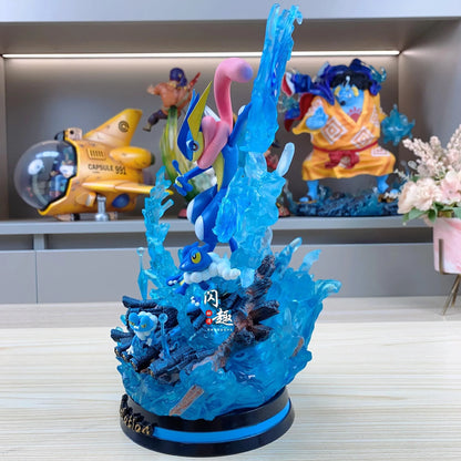 Pokemon Evolution LED Anime Figures, PVC Statue Model Toy Collections 20-35cm