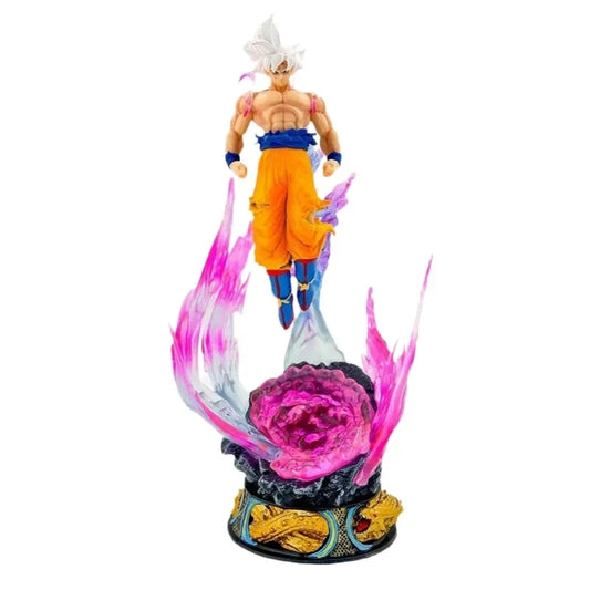 Son Goku Ultra Instinct Anime Figure, Super Saiyan Dragon Ball Anime Figurines 25cm