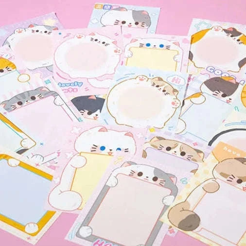 Cute Cat Memo Pads CLOUDANIMESTUDIO