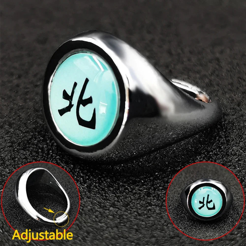Naruto Shippuden Akatsuki Rings And Headbands Anime Cosplay Ring Accessories