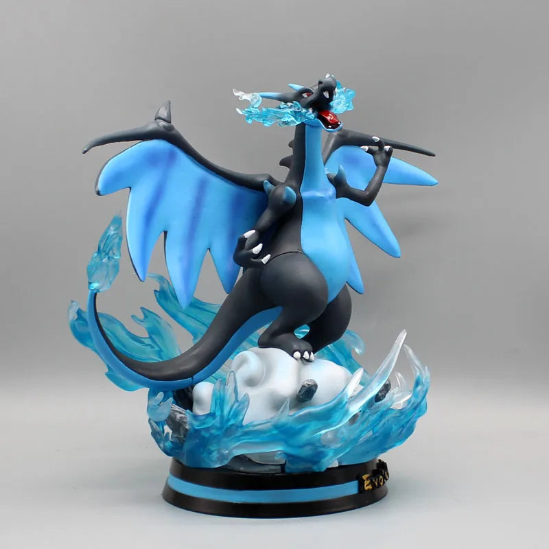 Pokemon Evolution LED Anime Figures, PVC Statue Model Toy Collections 20-35cm