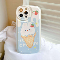 Ice Cream Bunny iPhone Case CLOUDANIMESTUDIO