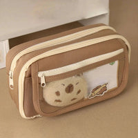 Cute Capybara Buddies Backpack With Pencil Case CLOUDANIMESTUDIO
