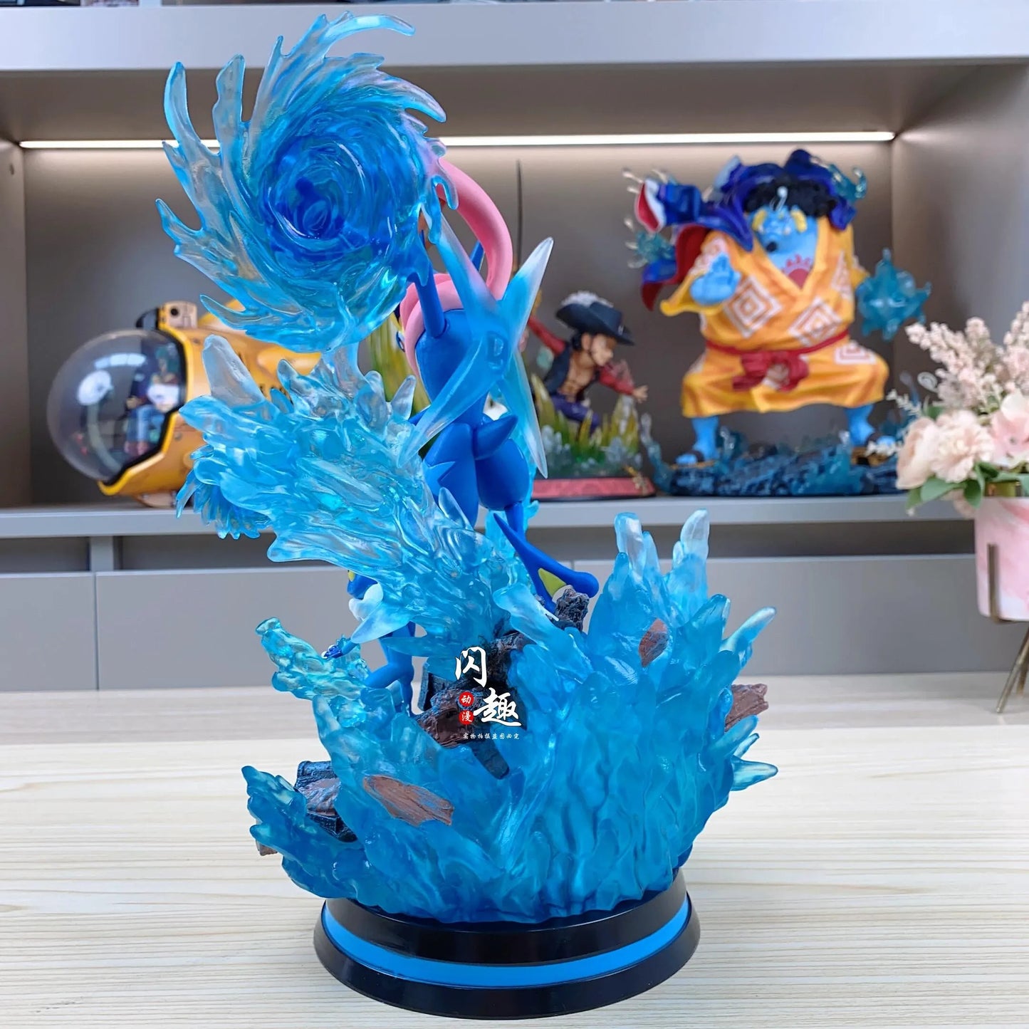 Pokemon Evolution LED Anime Figures, PVC Statue Model Toy Collections 20-35cm