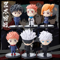 Gojo Satoru Yuji Itadori Megumi Fushiguro Anime Figures, Jujutsu Kaisen 6Pcs Set Figurines