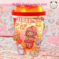 Kawaii Theater Girl Sticker Box