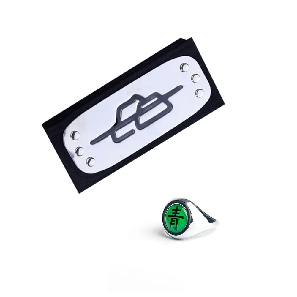 Naruto Shippuden Akatsuki Rings And Headbands Anime Cosplay Ring Accessories