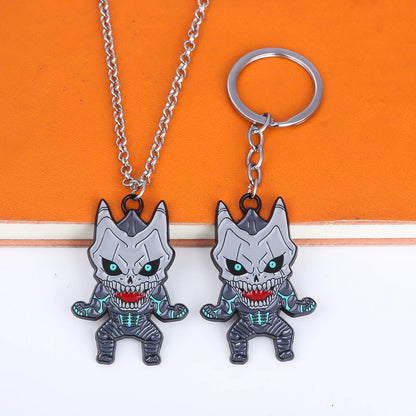 Kaiju No 8, Anime Keychain Necklace Fashion Kaiju No. 8 Metal Necklaces
