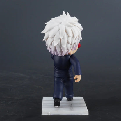 Geto Suguru & Satoru Gojo Mini Chibi Action Figure, Anime Jujutsu Kaisen Figurines PVC Statue