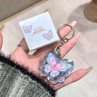 Butterfly Lip Gloss Keychain CLOUDANIMESTUDIO