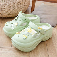 Cute Stars and Bows Summer Platform Shoes CLOUDANIMESTUDIO