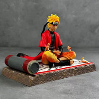 Naruto Uzumaki Sage Mode Anime Figure, Senjutsu Chakra Meditate Figurines 15cm/6in