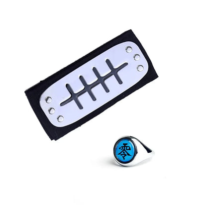 Naruto Shippuden Akatsuki Rings And Headbands Anime Cosplay Ring Accessories