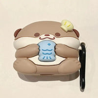 Kawaii Otter AirPods Case