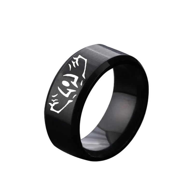 Anime Jujutsu Kaisen Ryomen Sukuna Itadori Yuji Ring Cosplay Stainless Steel Ring Jewelry Accessories