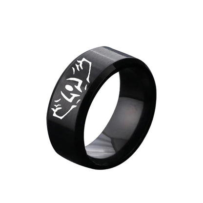 Anime Jujutsu Kaisen Ryomen Sukuna Itadori Yuji Ring Cosplay Stainless Steel Ring Jewelry Accessories