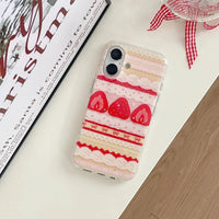 Strawberries & Cream Cake Samsung Phone Case
