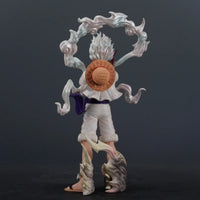 Gear 5 Monkey D. Luffy Anime Figure, One Piece Figure Nika Luffy Action Figurine PVC Statue 25 CM