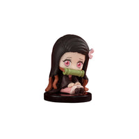 5 Pcs Set Chibi Mini Figurines, Kawaii Demon Slayers Tanjiro Nidouzi Inosuke Zenitsu Anime Figures 5 CM