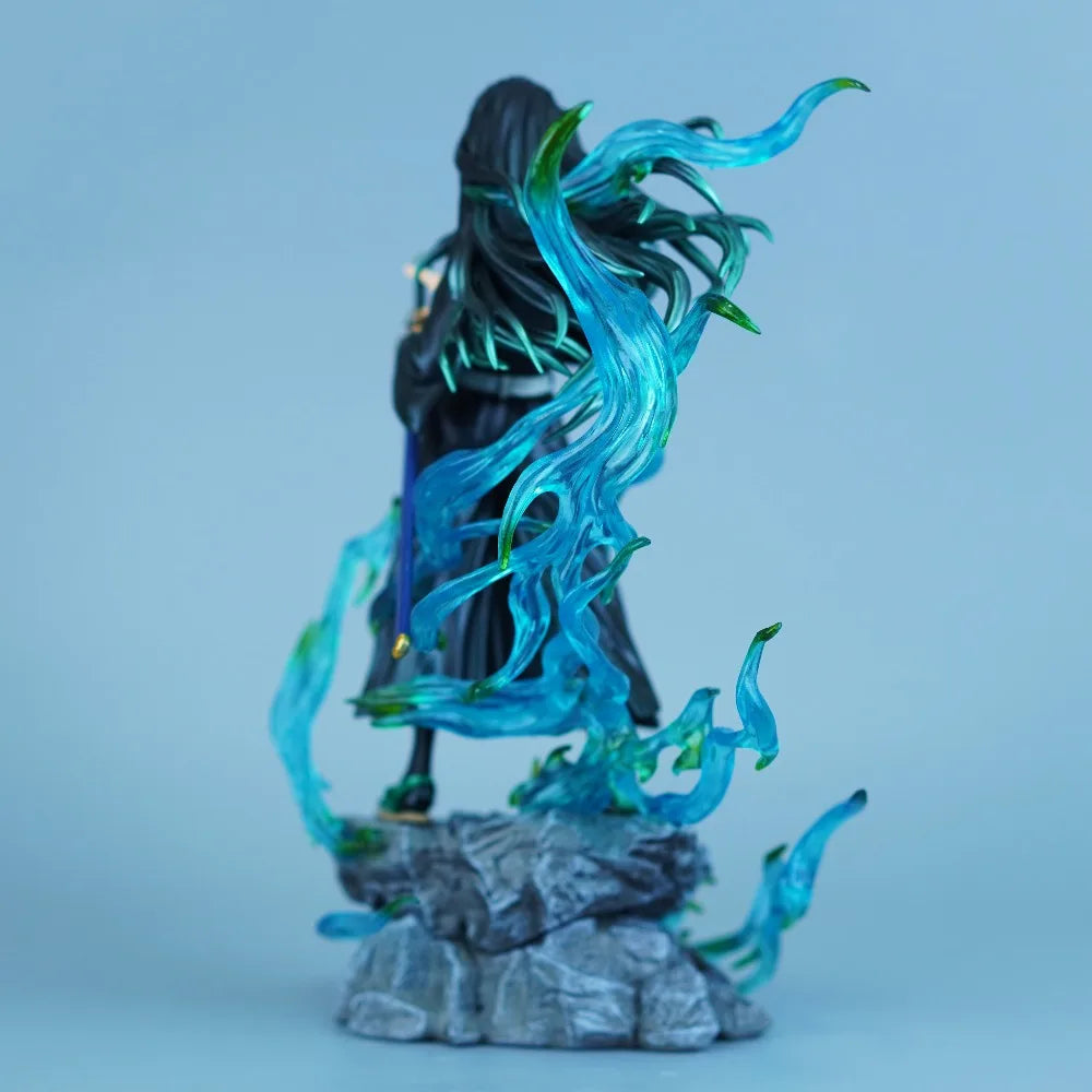 Tokito Muichiro Anime Figure, Demon Slayer Action Figurines PVC Statue Collectible 27 CM