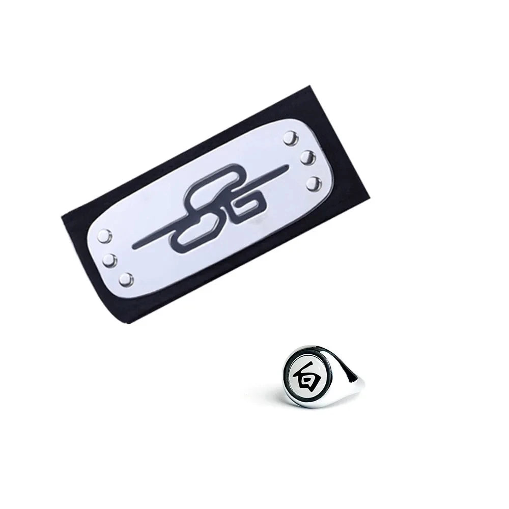 Naruto Shippuden Akatsuki Rings And Headbands Anime Cosplay Ring Accessories