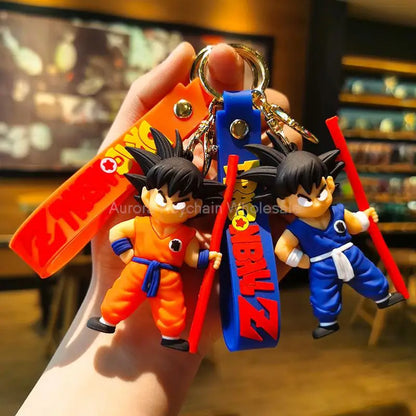 Dragon Ball Z Key Chains Anime Series Car Pendant Keyring Kids Accessories Gifts