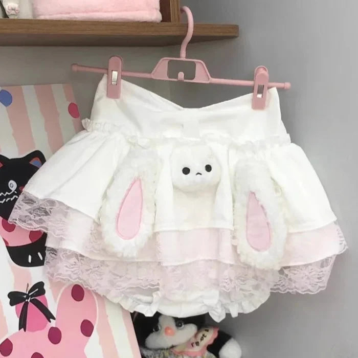 Kawaii Plush Bunny Skirt