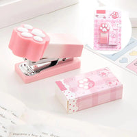 Kawaii Pastel Cat Paw Stapler