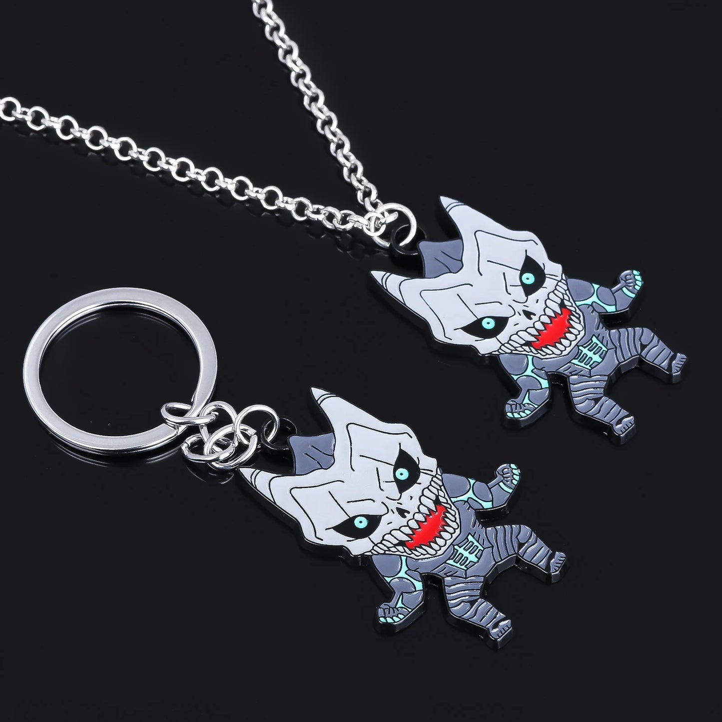 Kaiju No 8, Anime Keychain Necklace Fashion Kaiju No. 8 Metal Necklaces