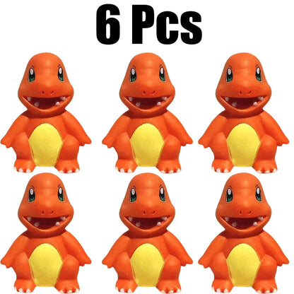 Pokemon Night Light Glowing Anime Figures, Gengar Squirtle Charmander Psyduck Bedside Led Lamp 12 CM