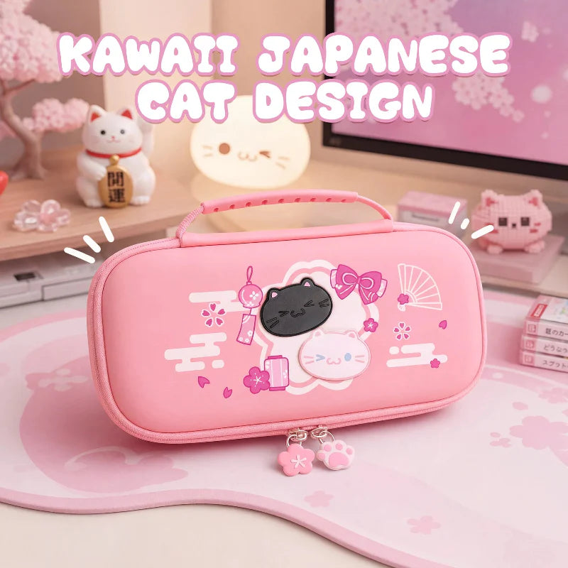 Kawaii Kitties Under Sakura Switch 2 Case