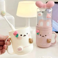 Kawaii Toothbrush Container