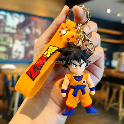 Dragon Ball Z Key Chains Anime Series Car Pendant Keyring Kids Accessories Gifts